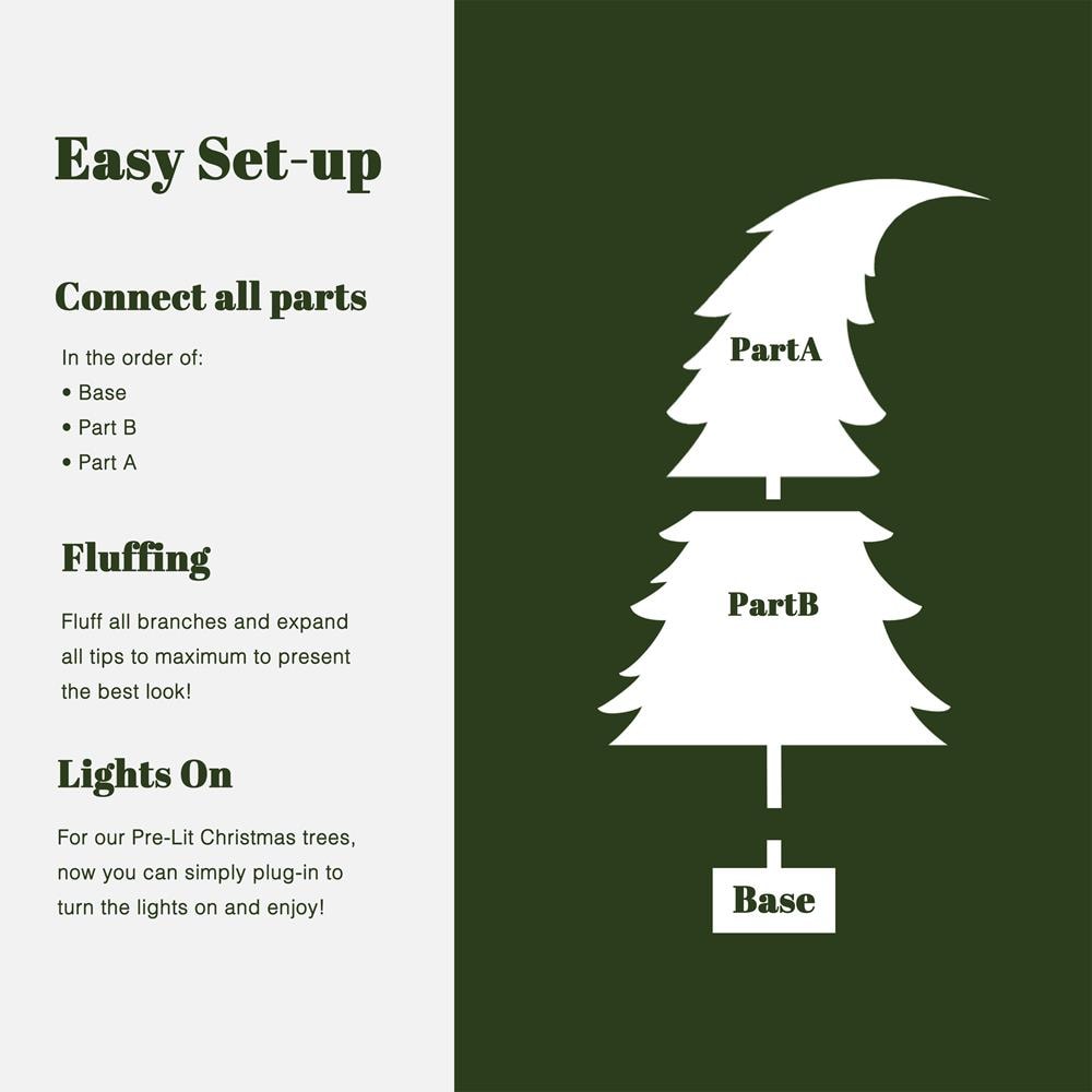 5-Foot Red, White, and Green Santa Hat Christmas Tree with LED Lights
