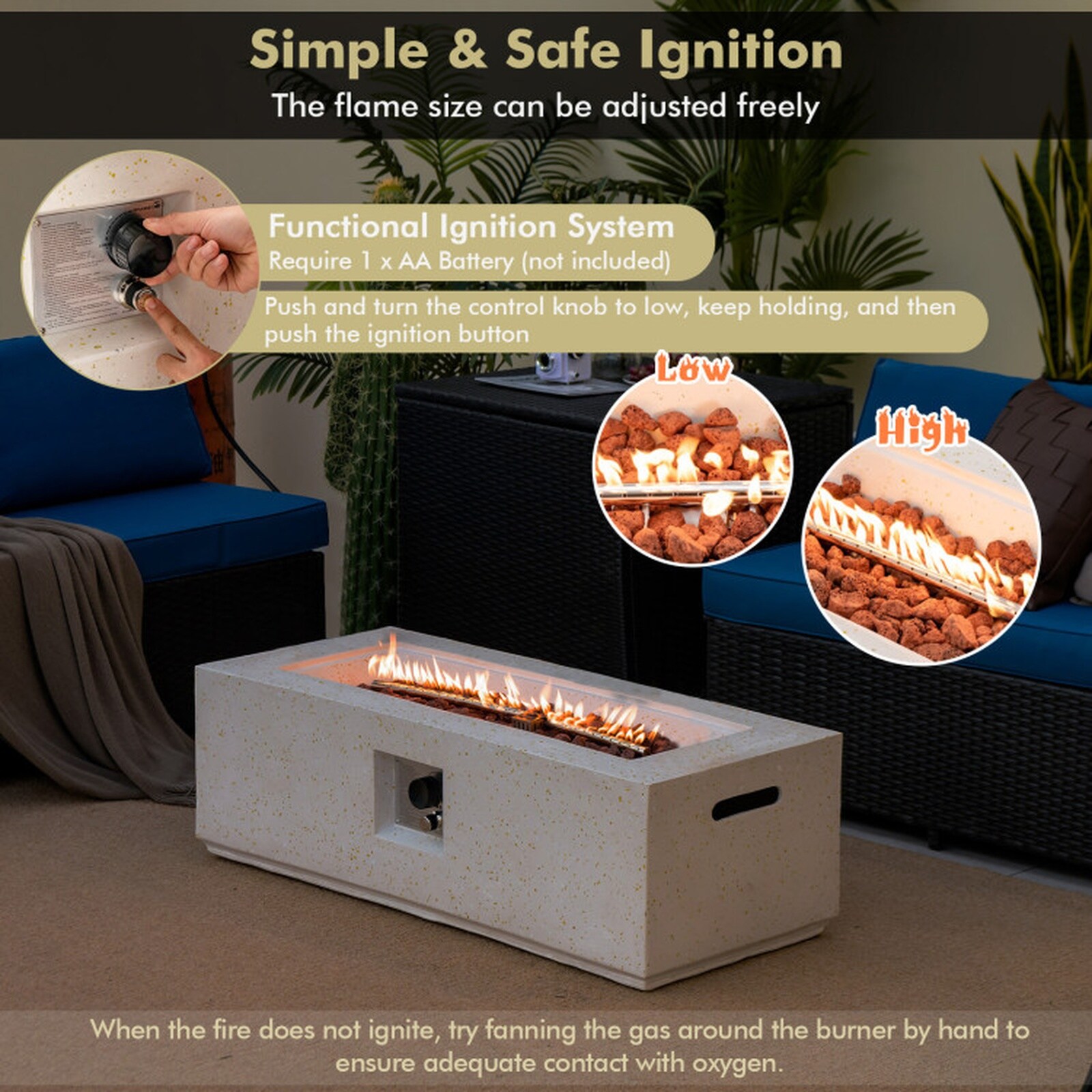 SUGIFT LW108SUGHY775 Outdoor-Gas-Firepits - View #7