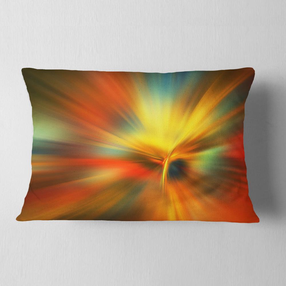 Designart CU8150-12-20 12-in x 20-in Yellow Indoor Decorative Pillow
