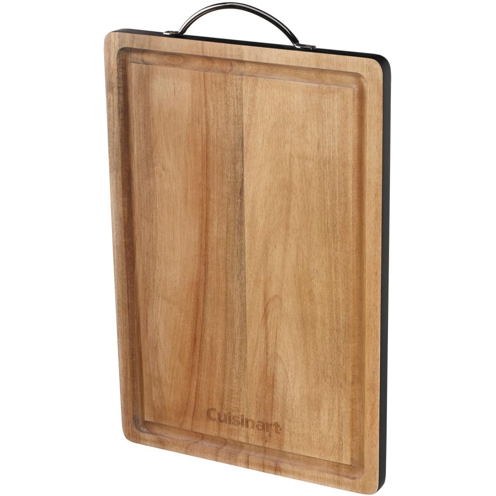 Stylish 11-in L x 16.75-in W Wood Cutting Board in the Cutting