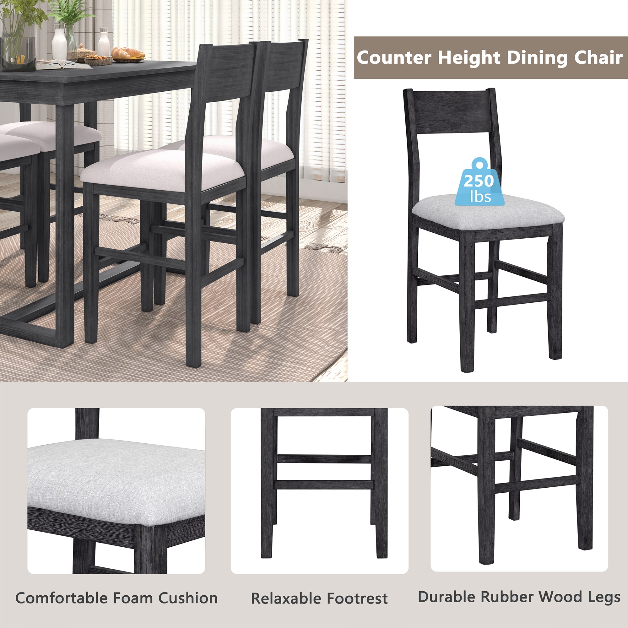 SINOFURN SYA330116BN Dining-Sets - View #15