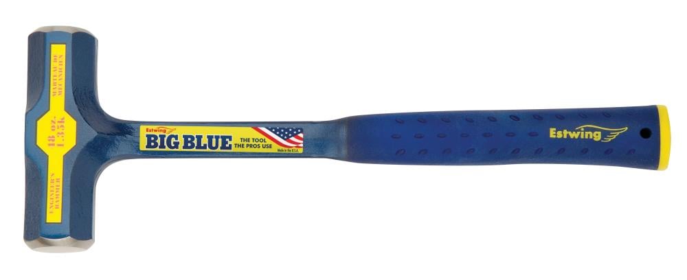Estwing 48-oz Smooth Face Steel Head Rubber Drilling Hammer in the Hammers  department at