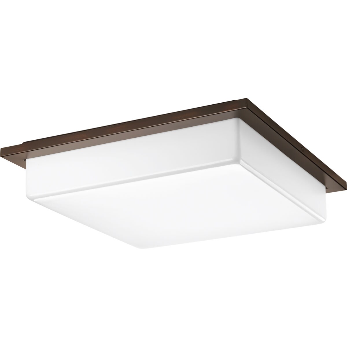 Progress Lighting P3432-2030K9 Transit LED 3-Light Antique Bronze LED Flush Mount Light ENERGY STAR