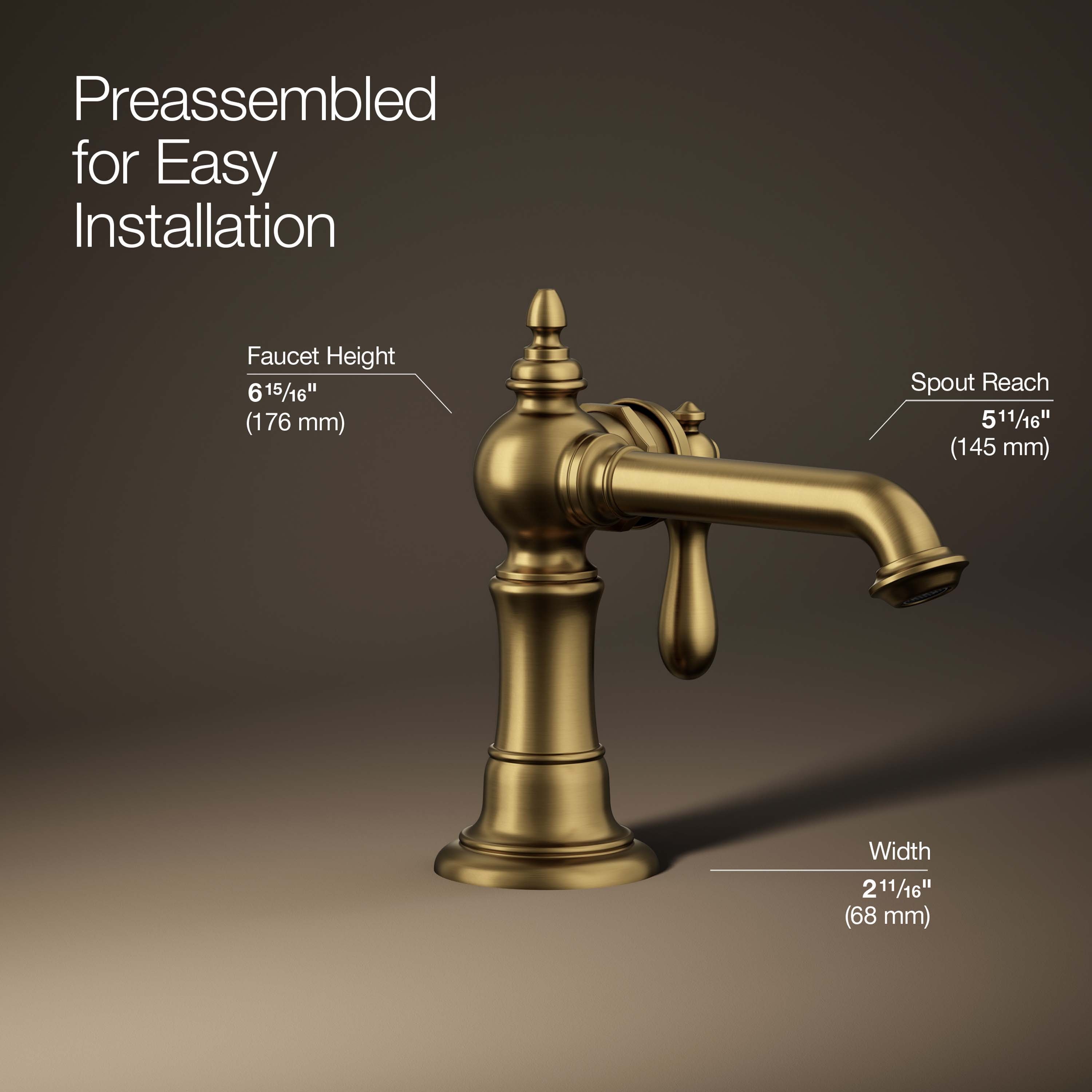 KOHLER K-72762-9M-2MB Lavatory-Faucets - View #4