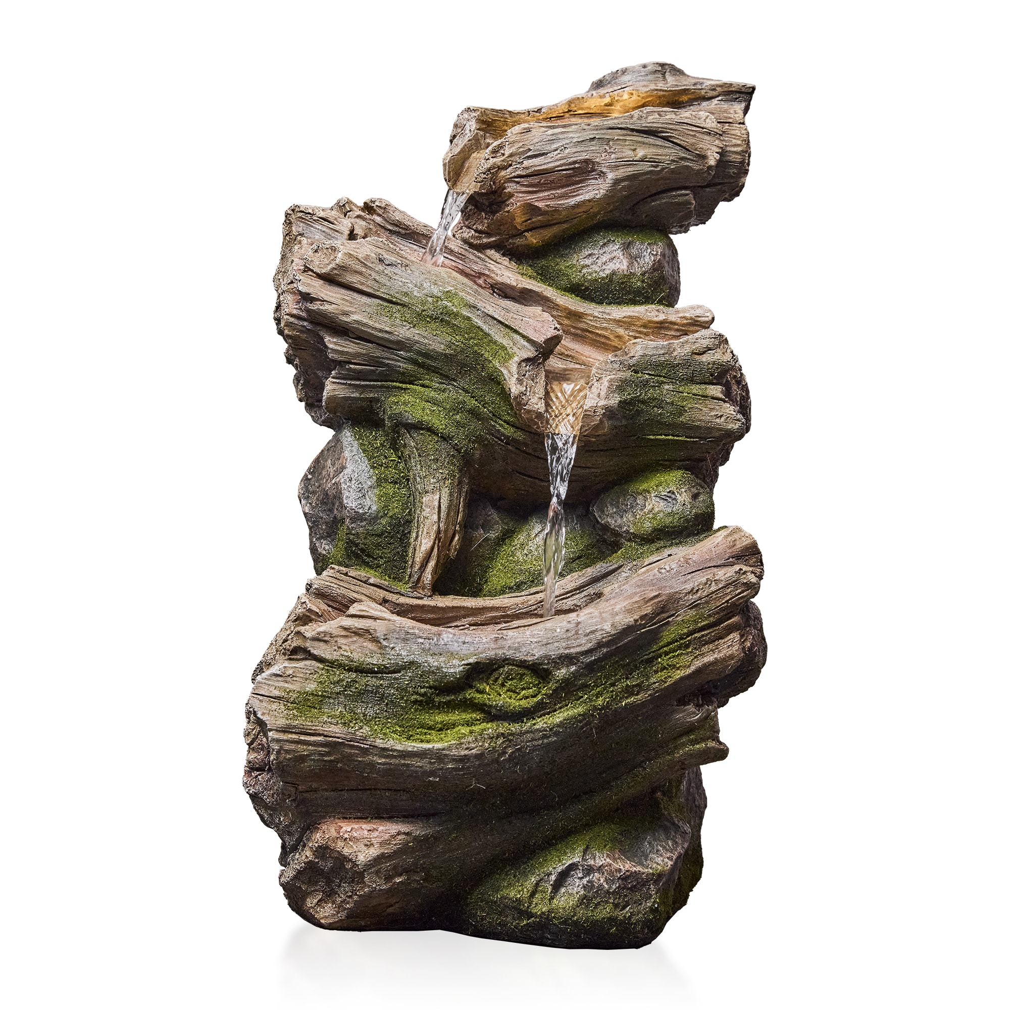Vbal LSFF27 20.24-in H Resin Electric Powered Planter Outdoor Fountain Pump Included