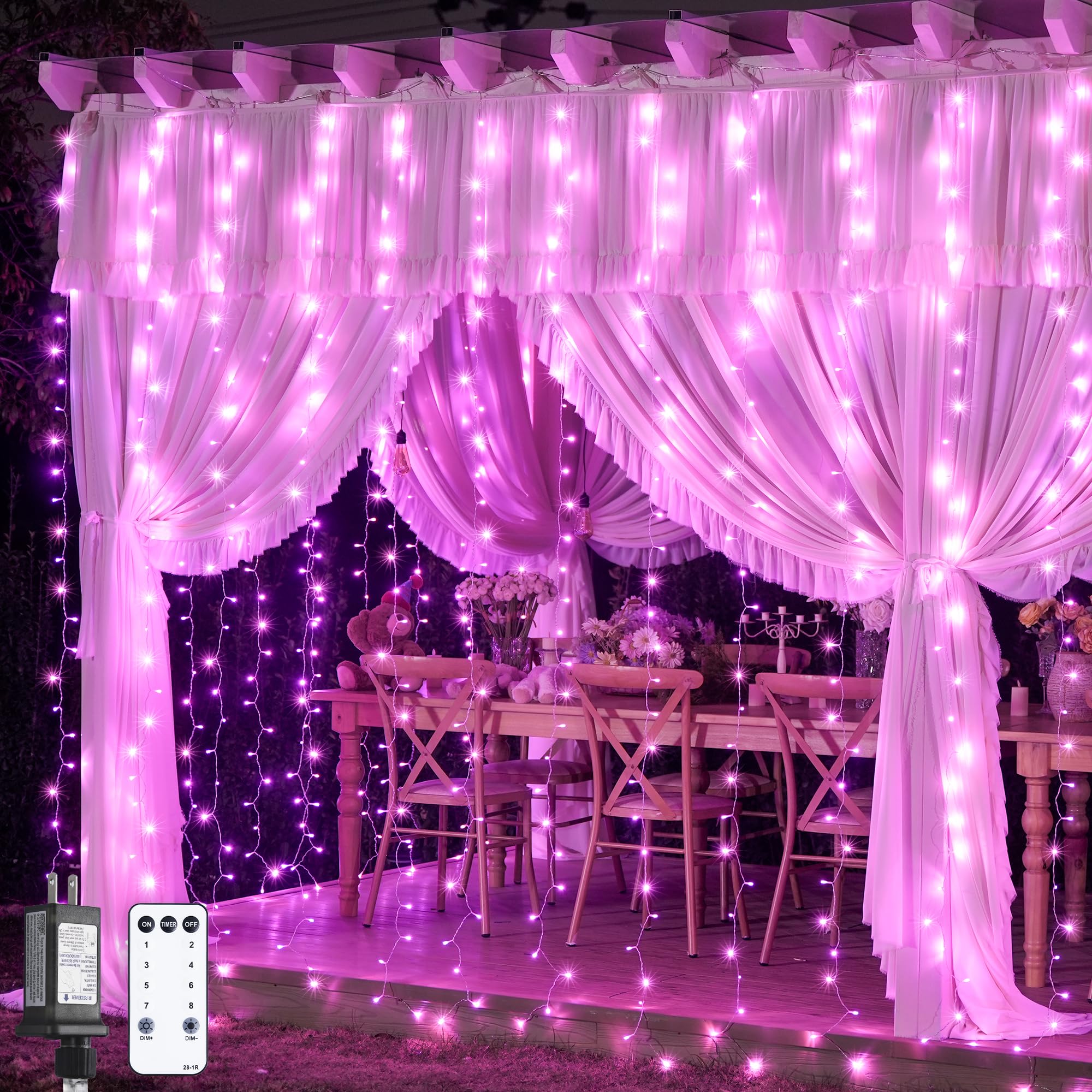 IJBUHV Curtain lights with remote control