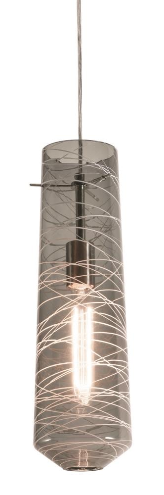 AFX SPP05MBSNSM Spun Satin Nickel Modern/contemporary Teardrop Mini Hanging Pendant light
