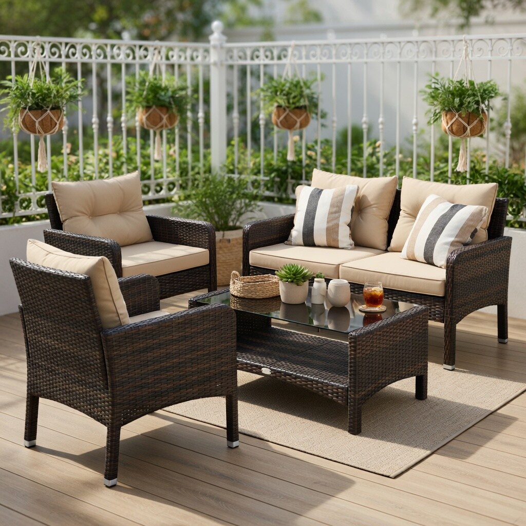 Choco Moon WYC-WQ17375-LS Patio-Conversation-Sets - View #2