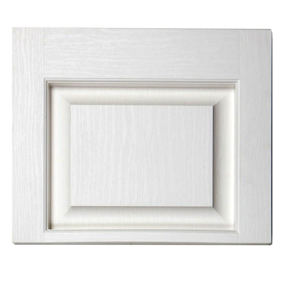 Alpha ACCTRANSWHT 14.5-in W x 11.875-in H White Raised Panel Exterior Shutters (2-Pack)