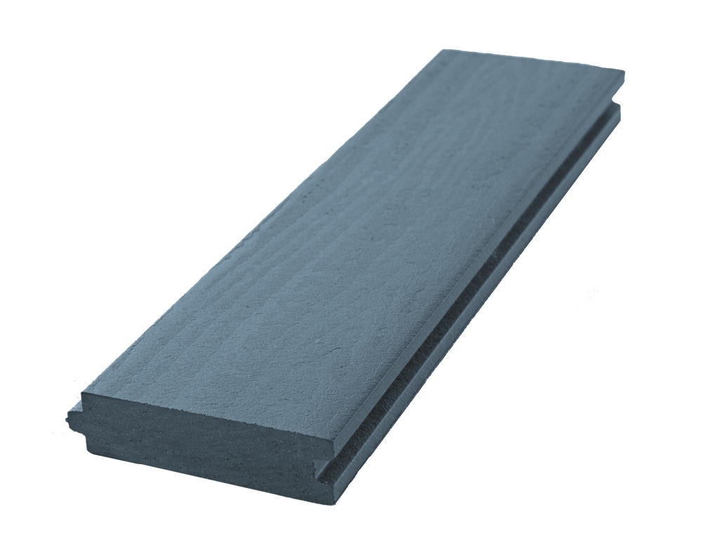 Aeratis 117920 Legacy 1-in x 5-1/2-in x Vintage Slate Tongue and groove Composite Porch board