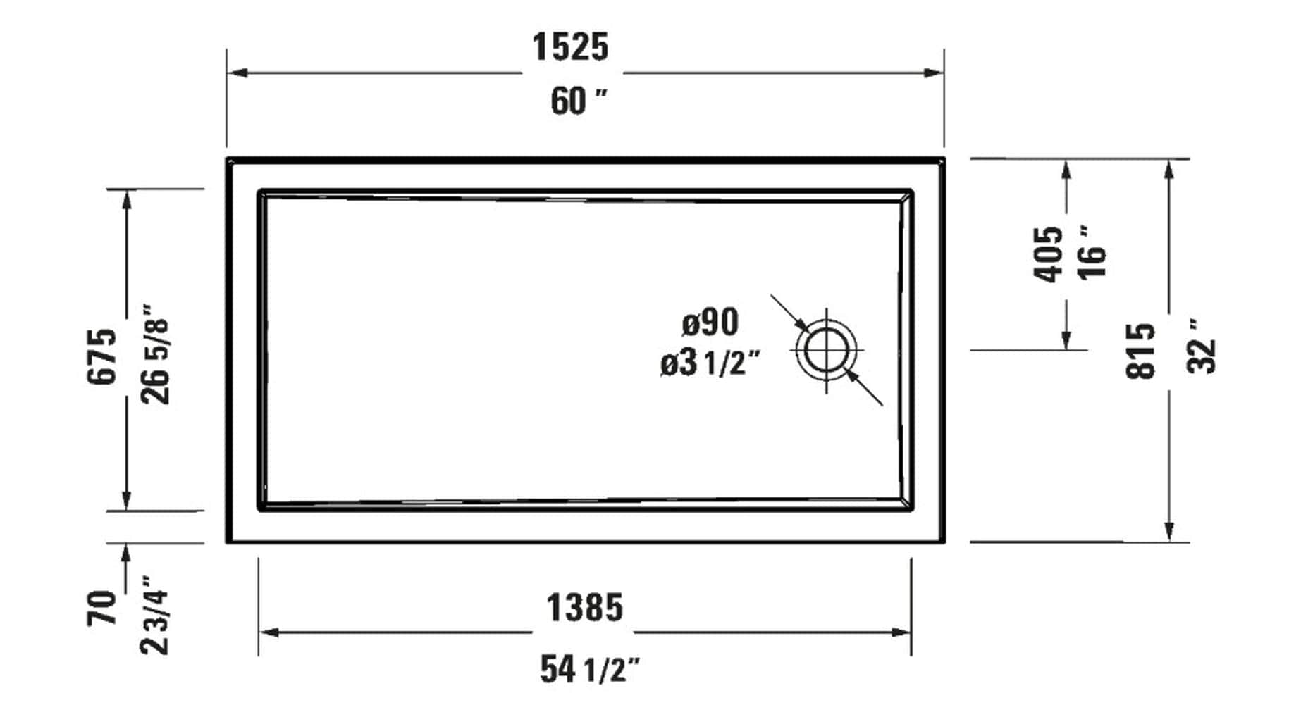 Duravit 720249000000090 Shower-Floors - View #5