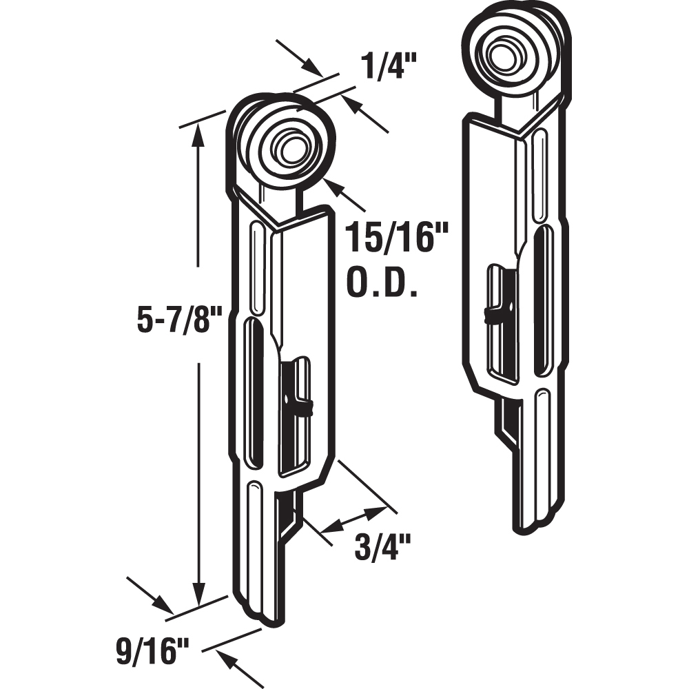 Prime-Line N 6849 Sliding-Closet-Door-Guides - View #2