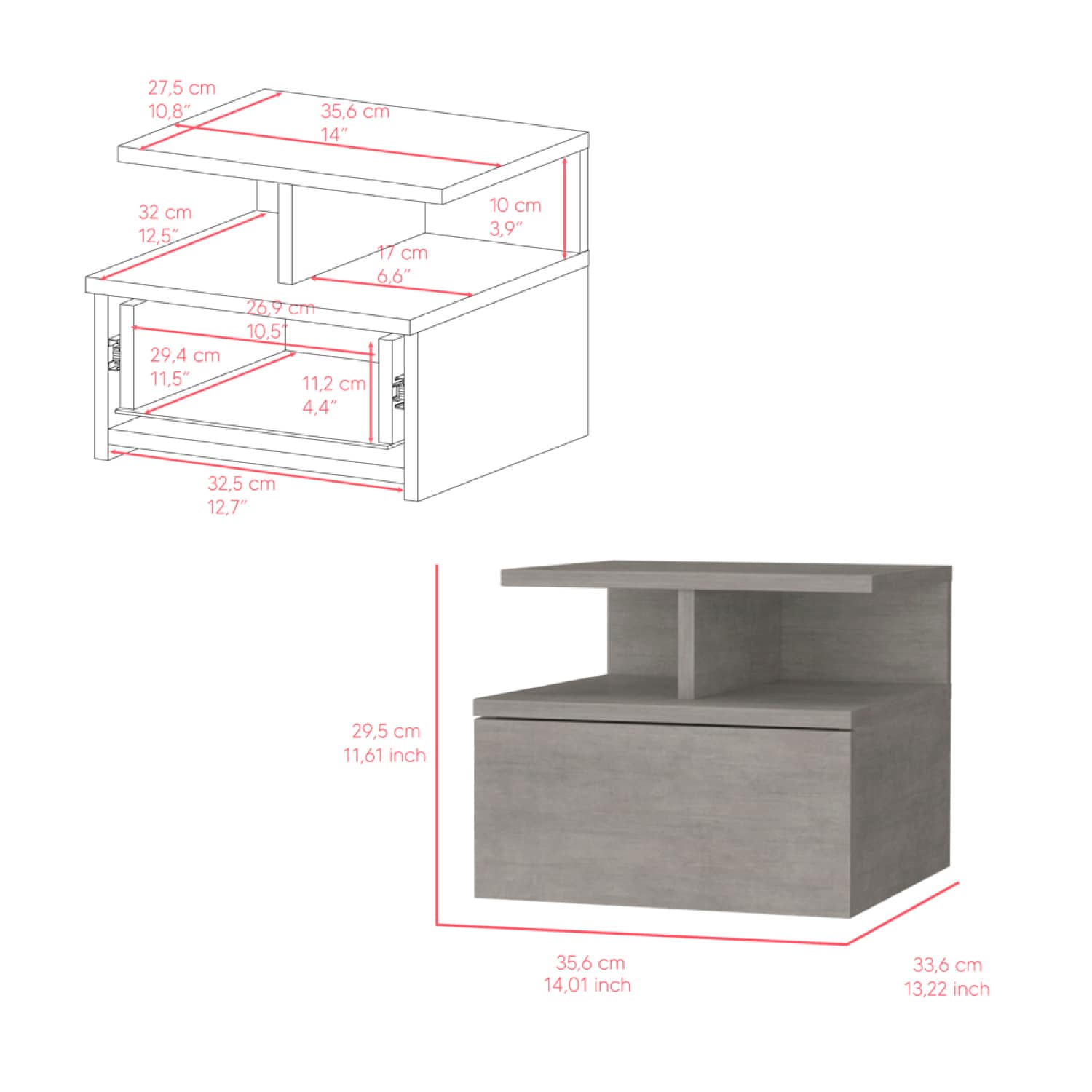 Streamdale Furniture B092142830 nightstands - View #5