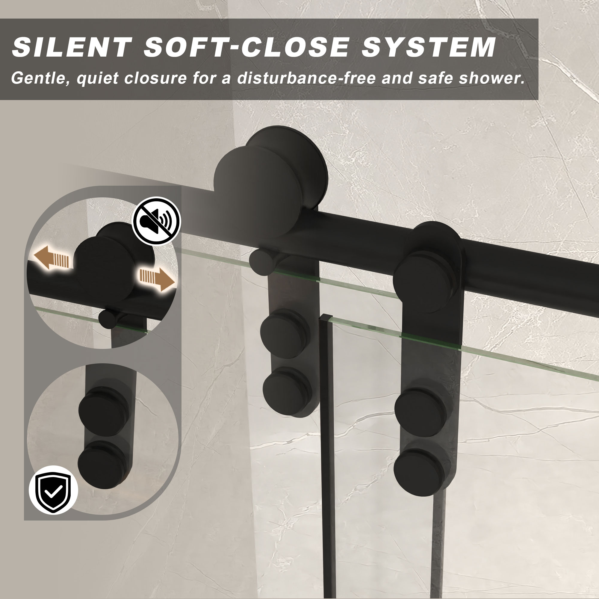 LIVIZA G1BW5472MB-05 Shower-Doors - View #4