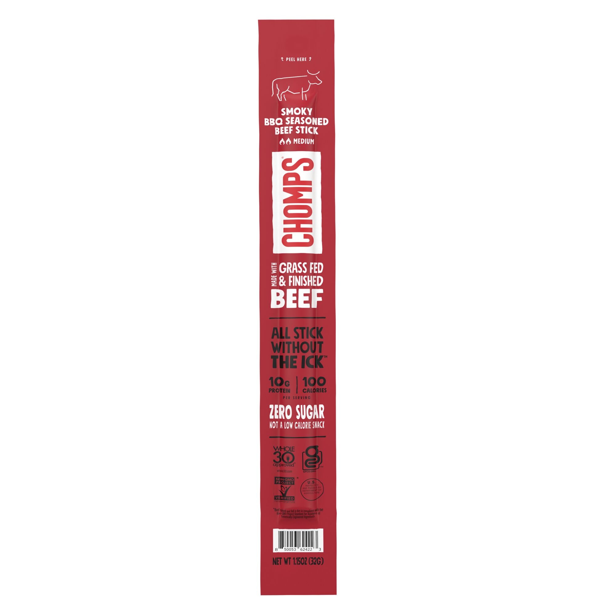 CHOMPS ZHO62467 BBQ 1.15-oz Meat Snacks