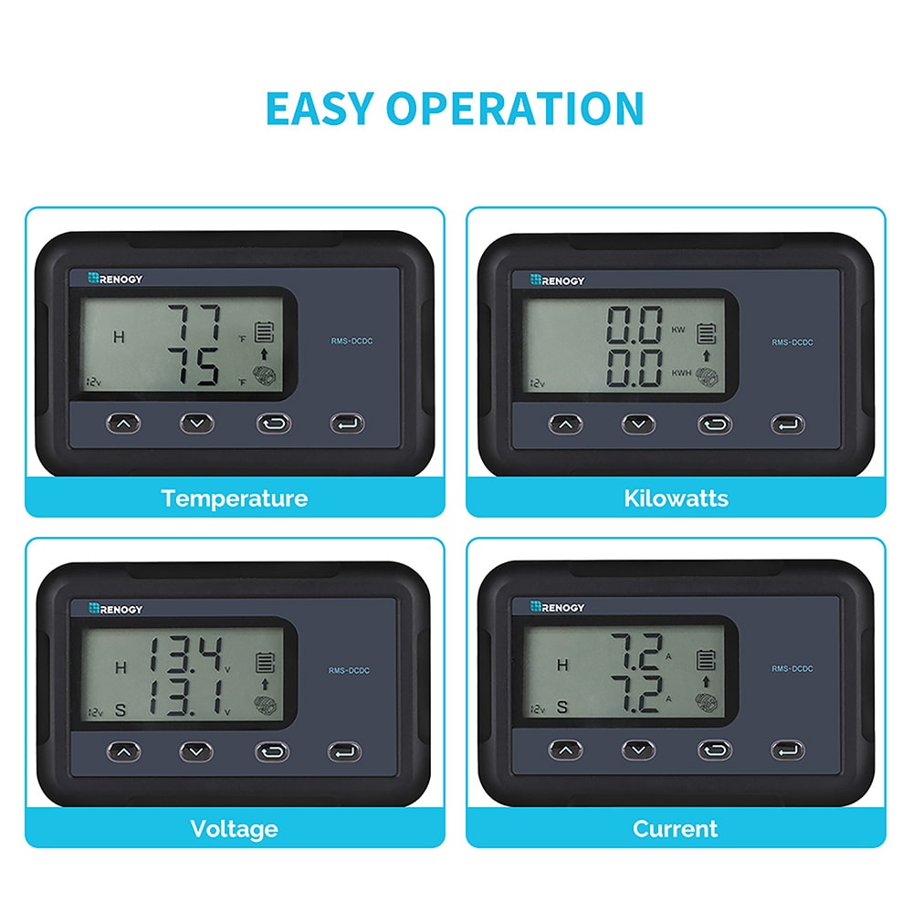 Renogy Monitoring Screen Energy Monitoring System