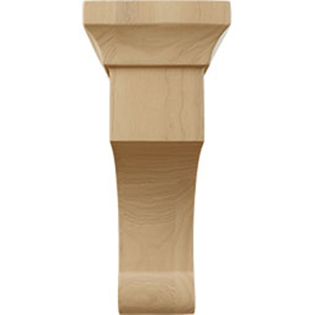 Small Cherry Wood Corbel Bracket 2.5"W x 4"D x 6"H