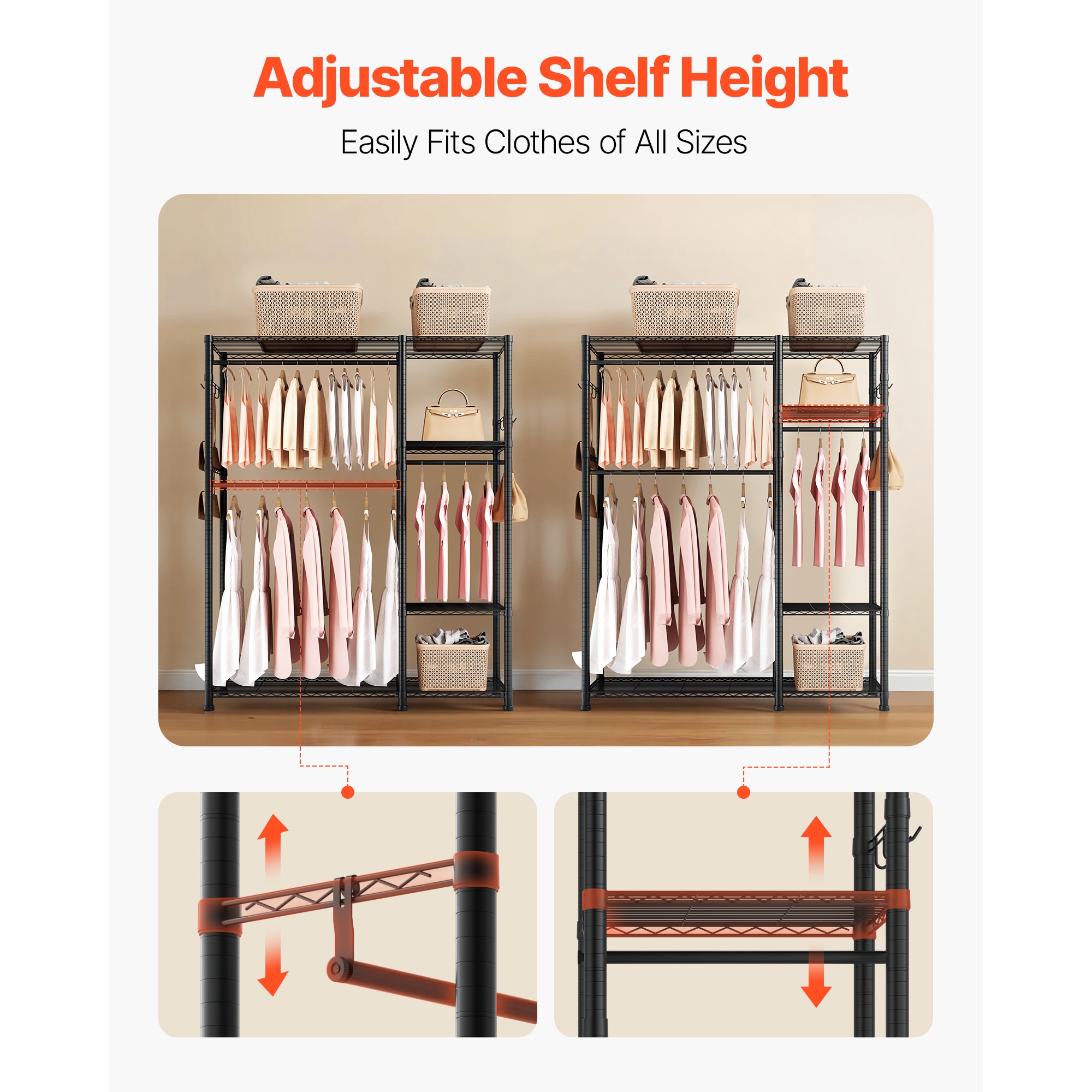 VEVOR SCLLJTCYJ3G614342V0 Garment-Racks - View #5