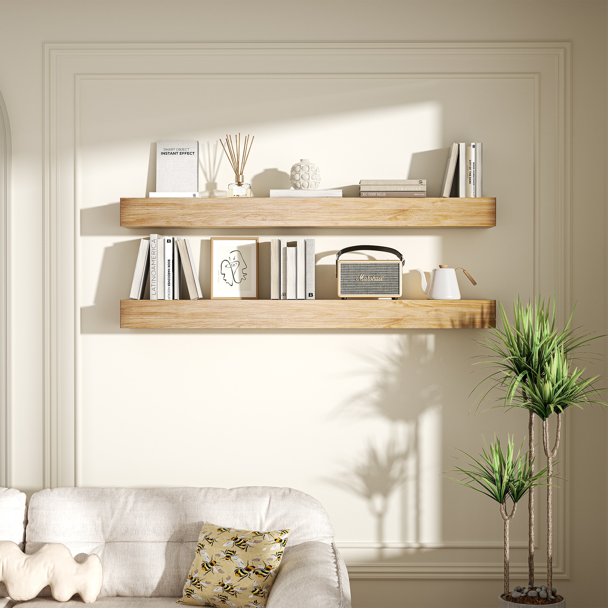 LOVMOR SF-Y-BLJ6085-2 Wall-Mounted-Shelving - View #2