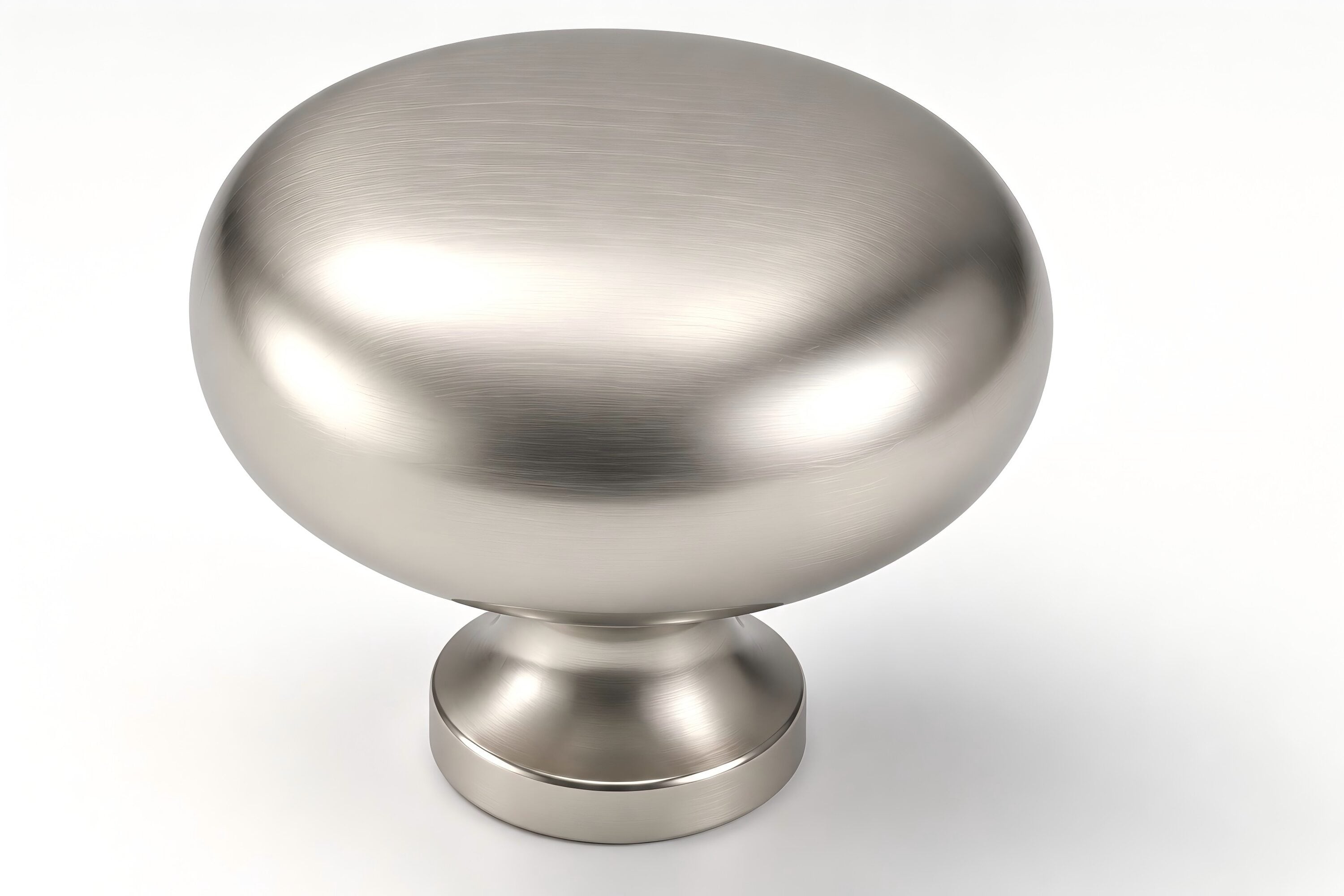 allen + roth Sybilla 1-7/16-in Satin Nickel Round Casual Cabinet Knob