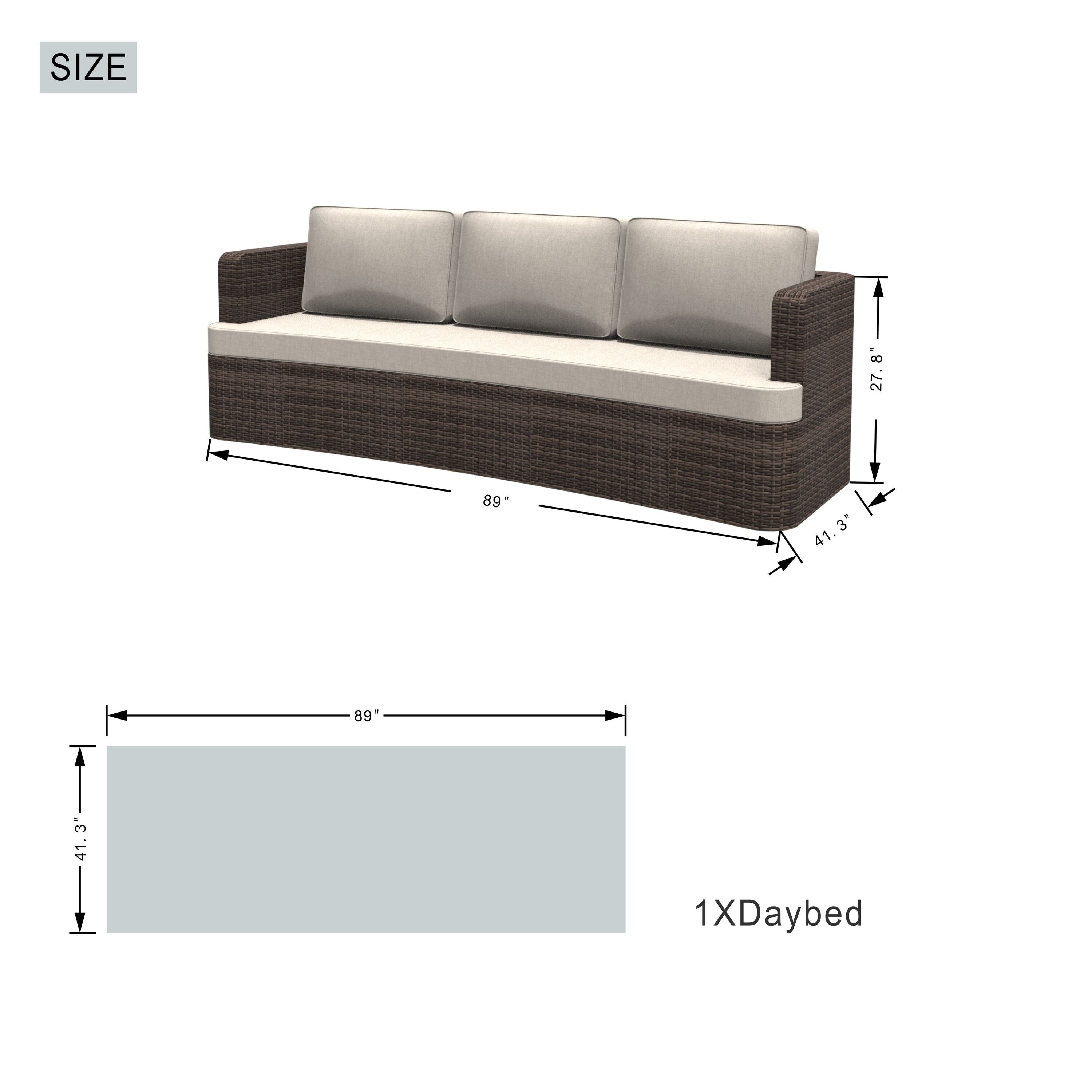 Moda Furnishings PAL-1202BR-RED Patio-Conversation-Sets - View #7