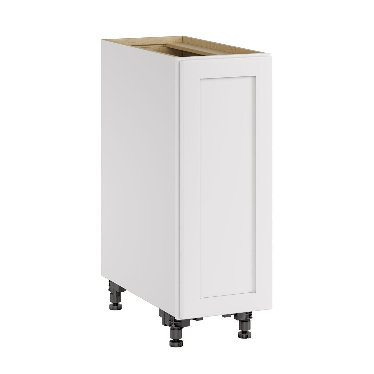 Whalen CLICK-IT LWSCLICK-02 Enfield 12-in W x 34.5-in H x 24-in D Classic White Birch Base Ready to assemble Plywood Cabinet (Raised Panel Shaker)