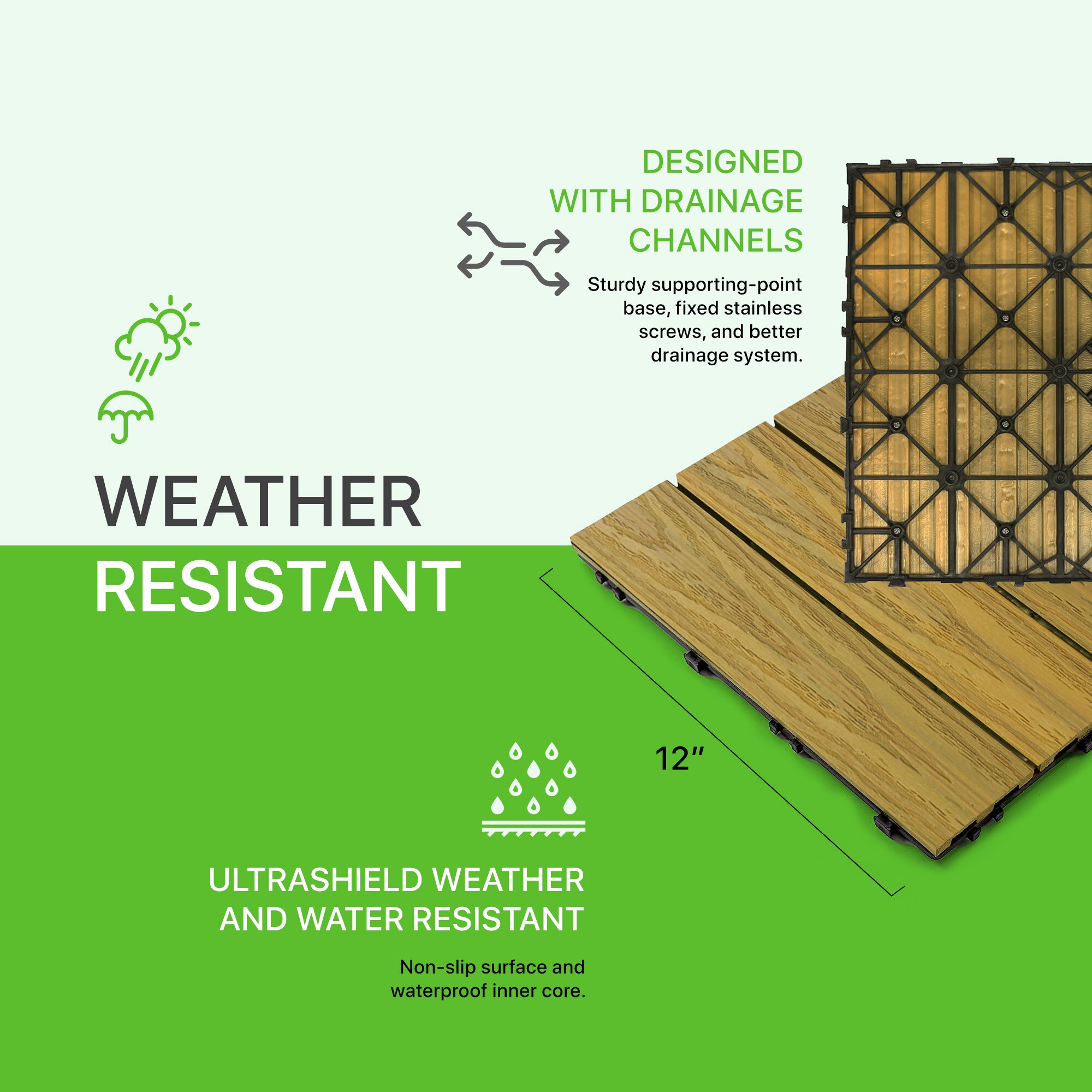 NewTechWood US-QD-ZX-OK Deck-Tiles - View #6