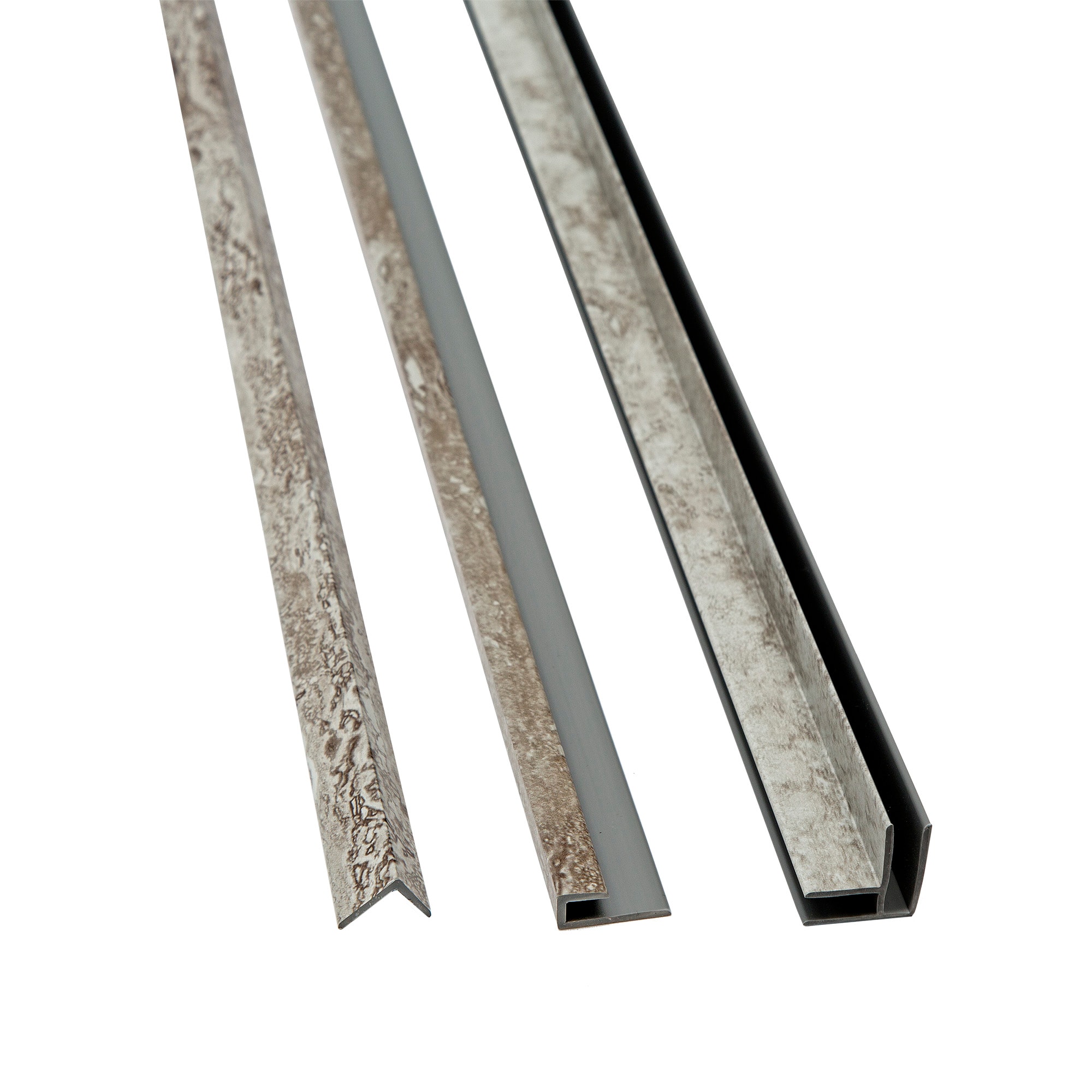 PALISADE 17301 0.9375-in W x 94-in L Grecian Earth PVC Edge trim kit Tile Edge Trim