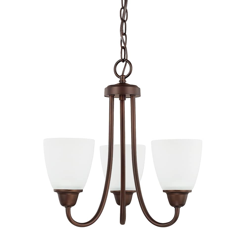 Capital Lighting  415131337 Trenton 3 Light 15 Inch Wide Chandelier