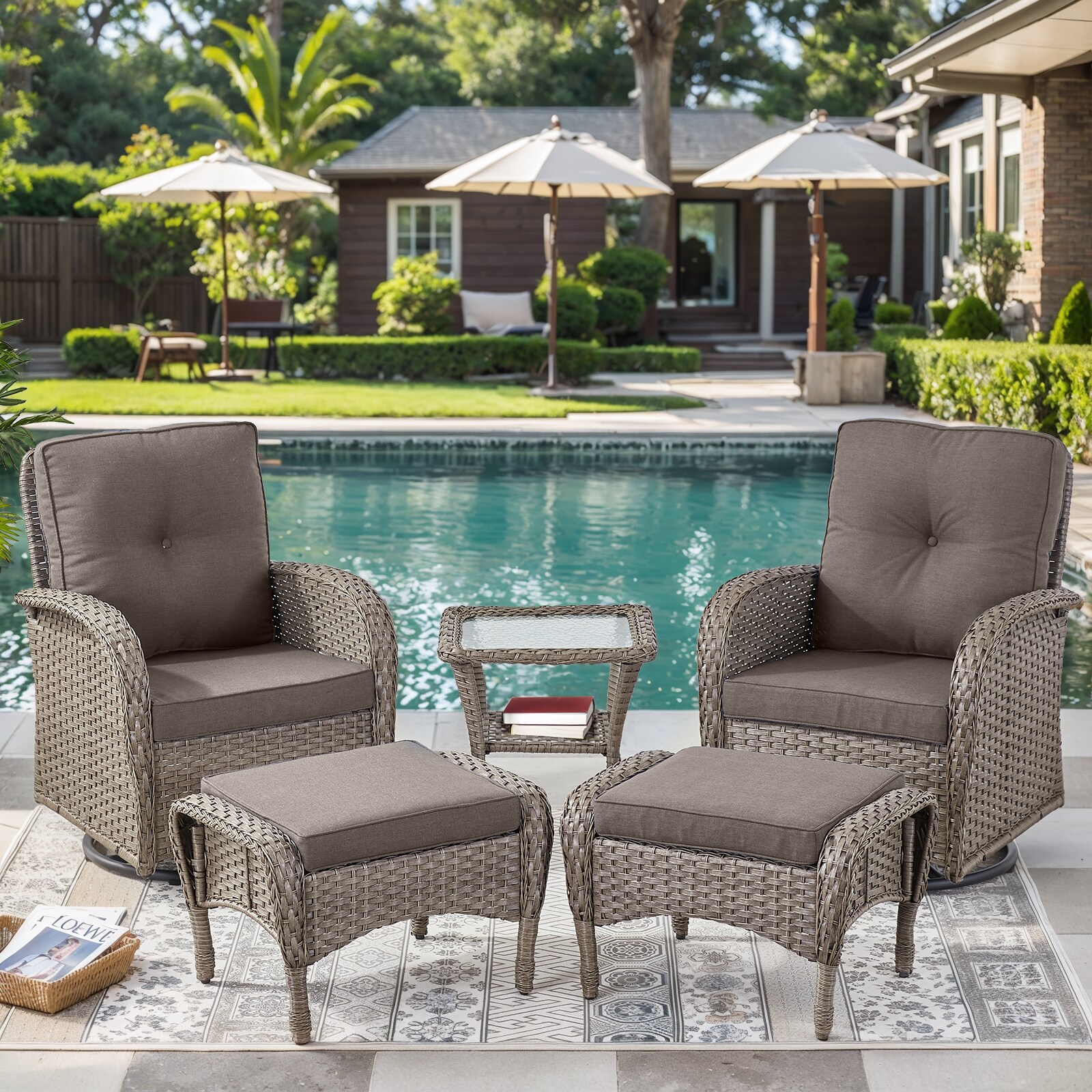 Jeehope PAGY206040-3 Patio-Conversation-Sets - View #2