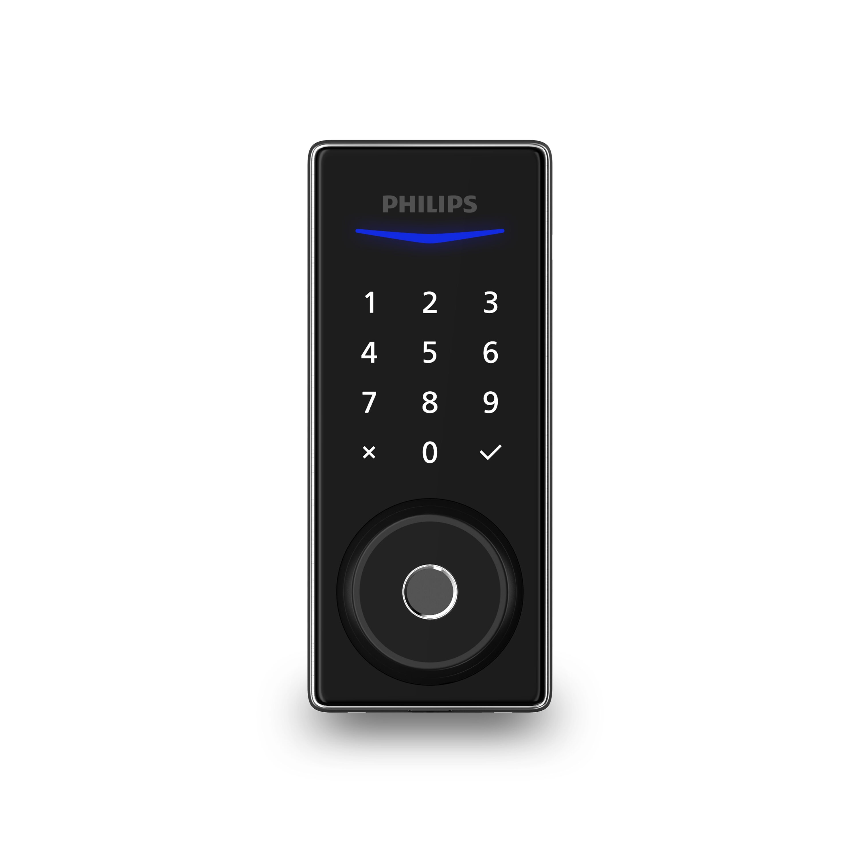 Philips Home Access 1000 Series Satin Nickel Electronic Deadbolt Fingerprint Touchscreen Keypad DDL210X-1H SN Sansujyuku sansujyuku.com