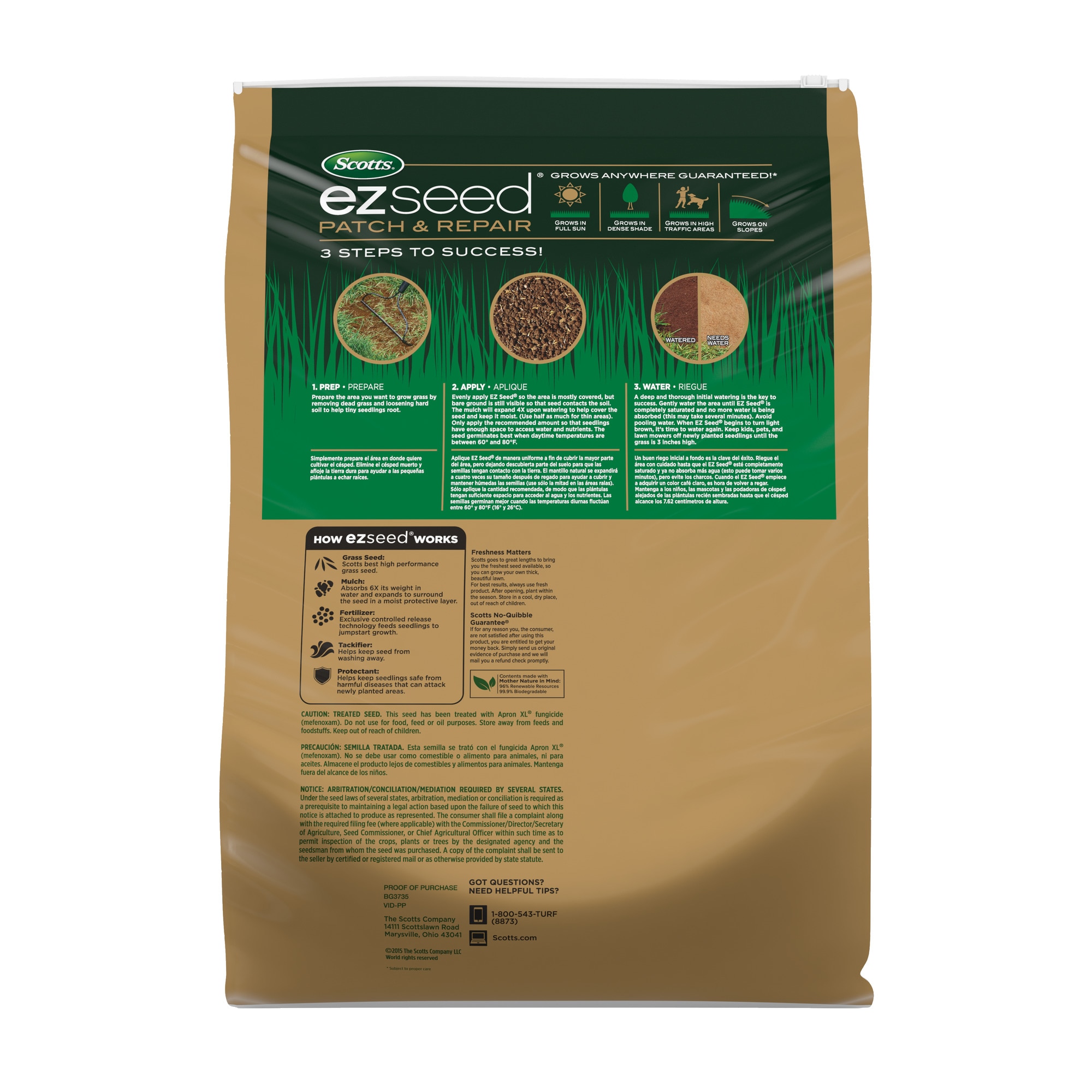 Scotts EZ Seed Patch And Repair 20-lb Sun And Shade Lawn Repair Mix ...