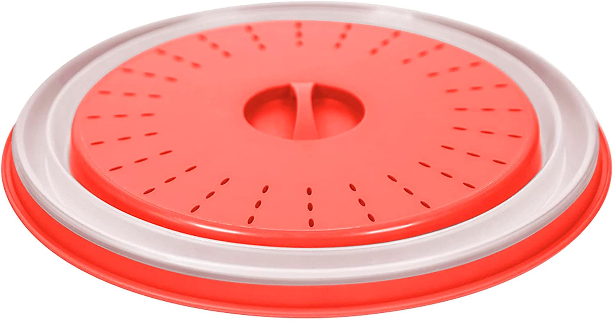 Microwave Cover Bowl Covers Splatter Proof Food Plate Cover Vapor Holes  Silicone Covers for Food Storage Kitchen Accessories Pink 28*32cm