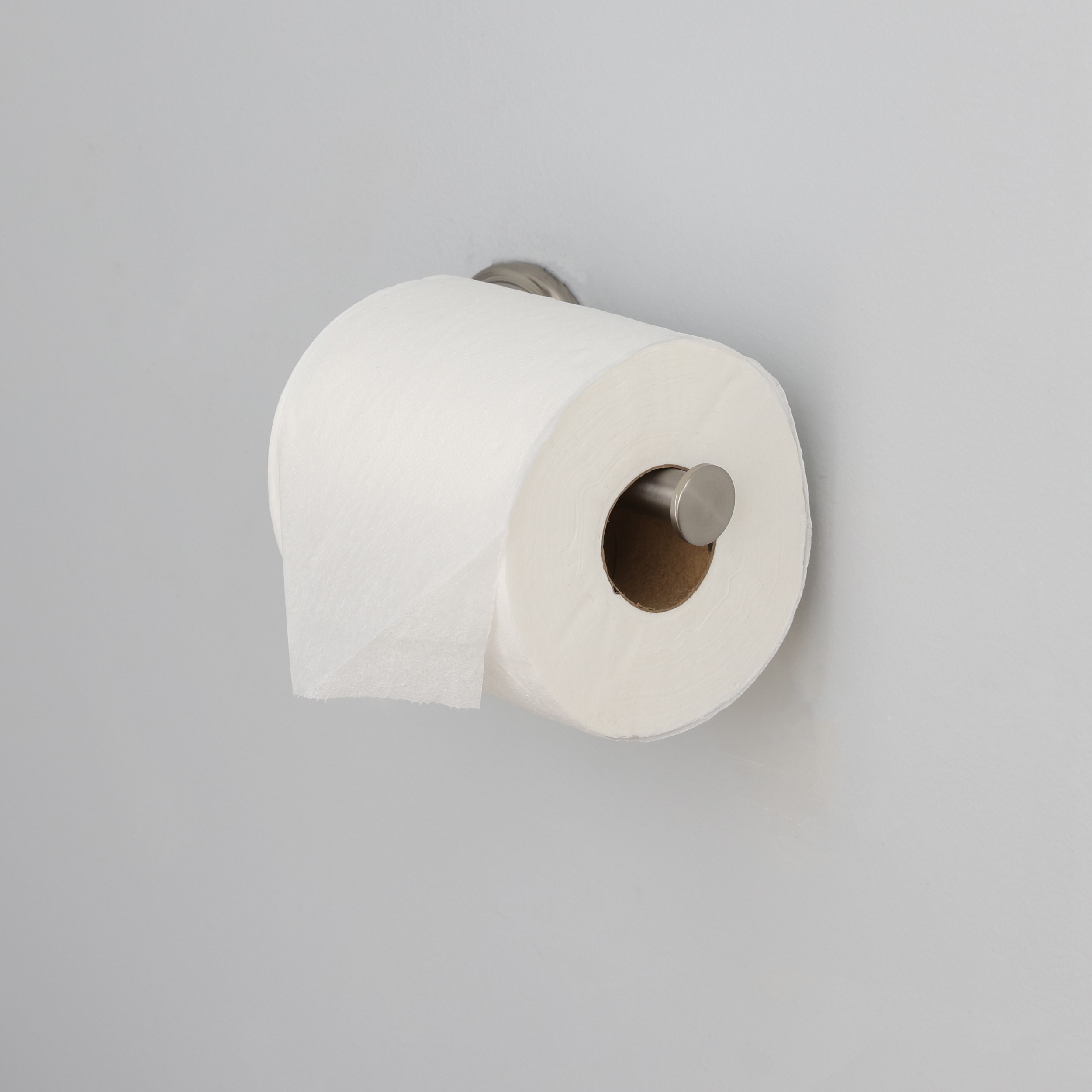 allen + roth Latitude 2 Black Wall Mount Single Post Toilet Paper Holder in  the Toilet Paper Holders department at