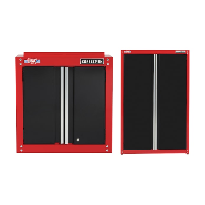 Craftsman 2000 48 In W X 74 H 18 D Steel Freestanding Garage Cabinet 28 12 Wall Mounted At Lowes Com