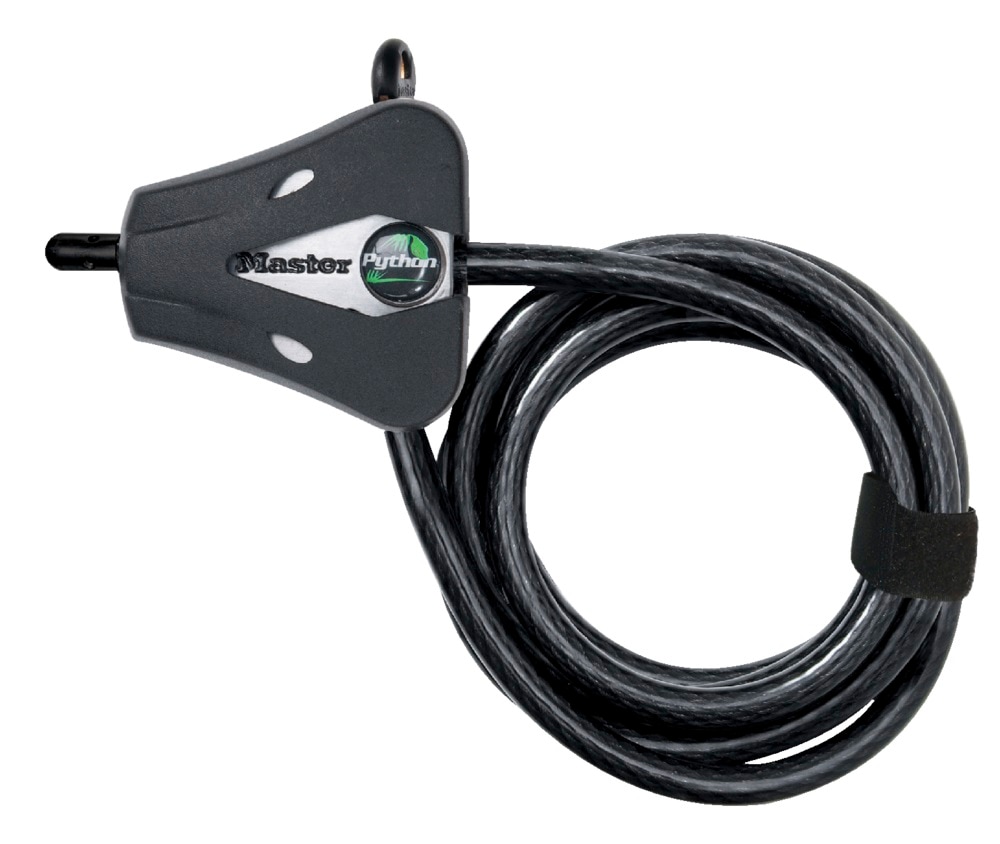 Bike Street Combination Bike Lock Cable 8mm x 6' Combo Flexible w/ Mounting New
