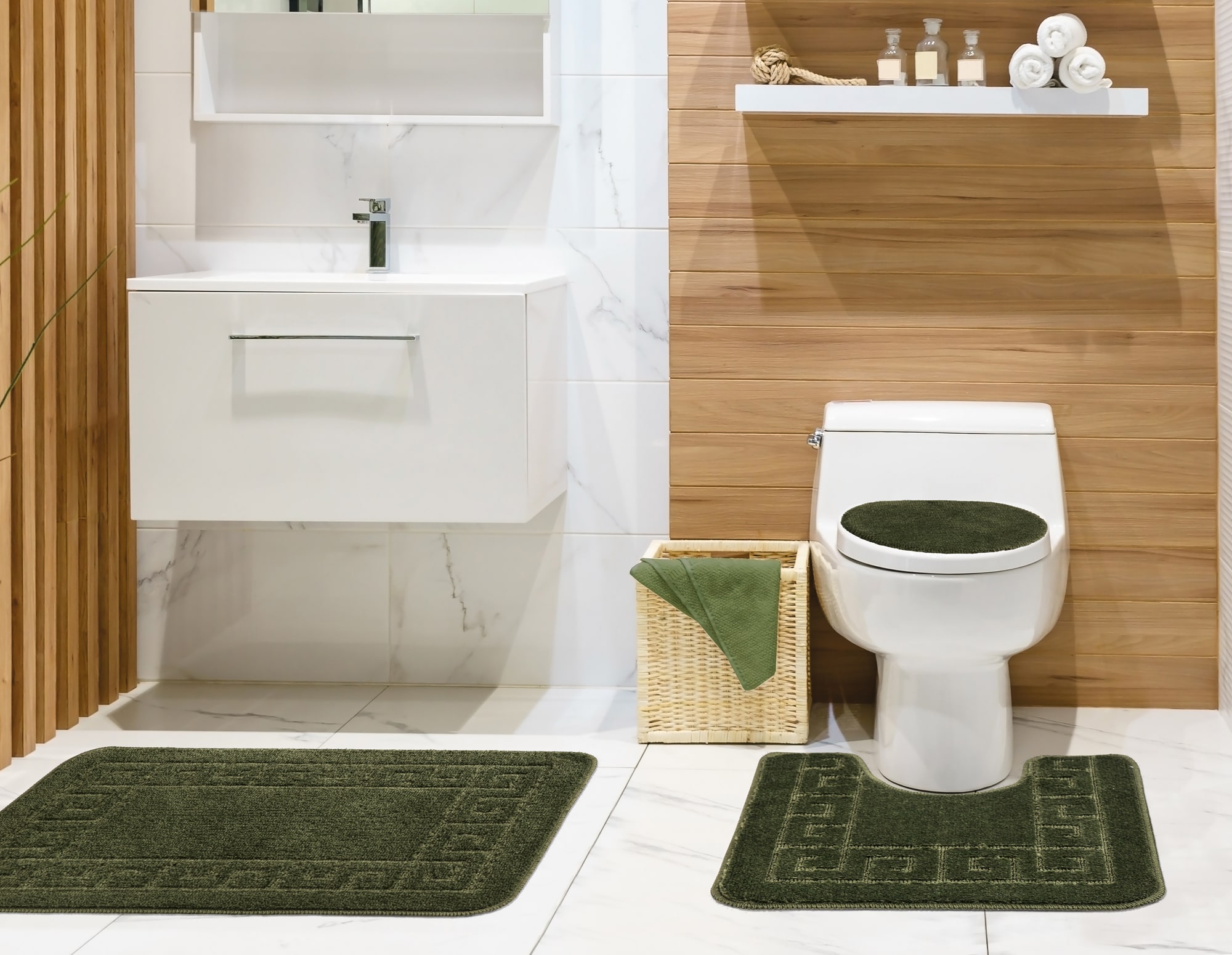 Ottomanson CATHY4005-3PCS Bath-Rugs - View #4