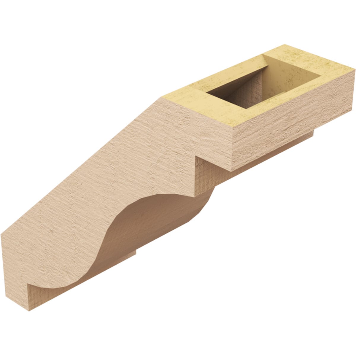 Ekena Millwork BRCUR05X10X10CHGRCPR braces - View #6