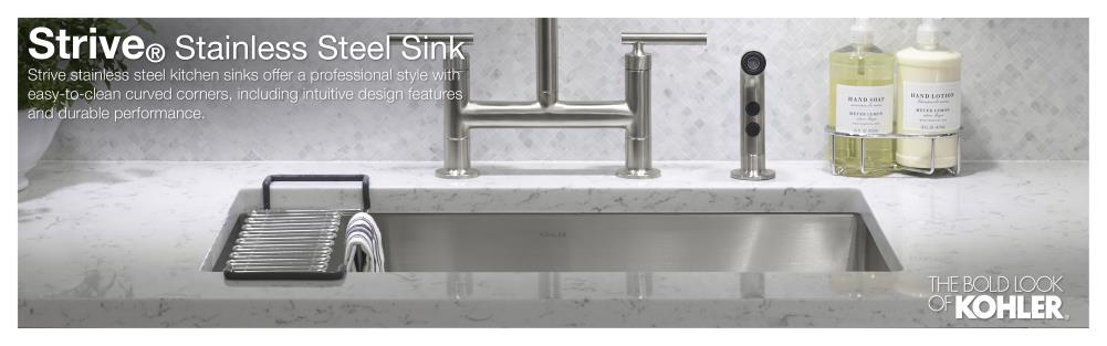32 Left Offset Drain Sink - Single Bowl - (5S32L) - Create Good Sinks