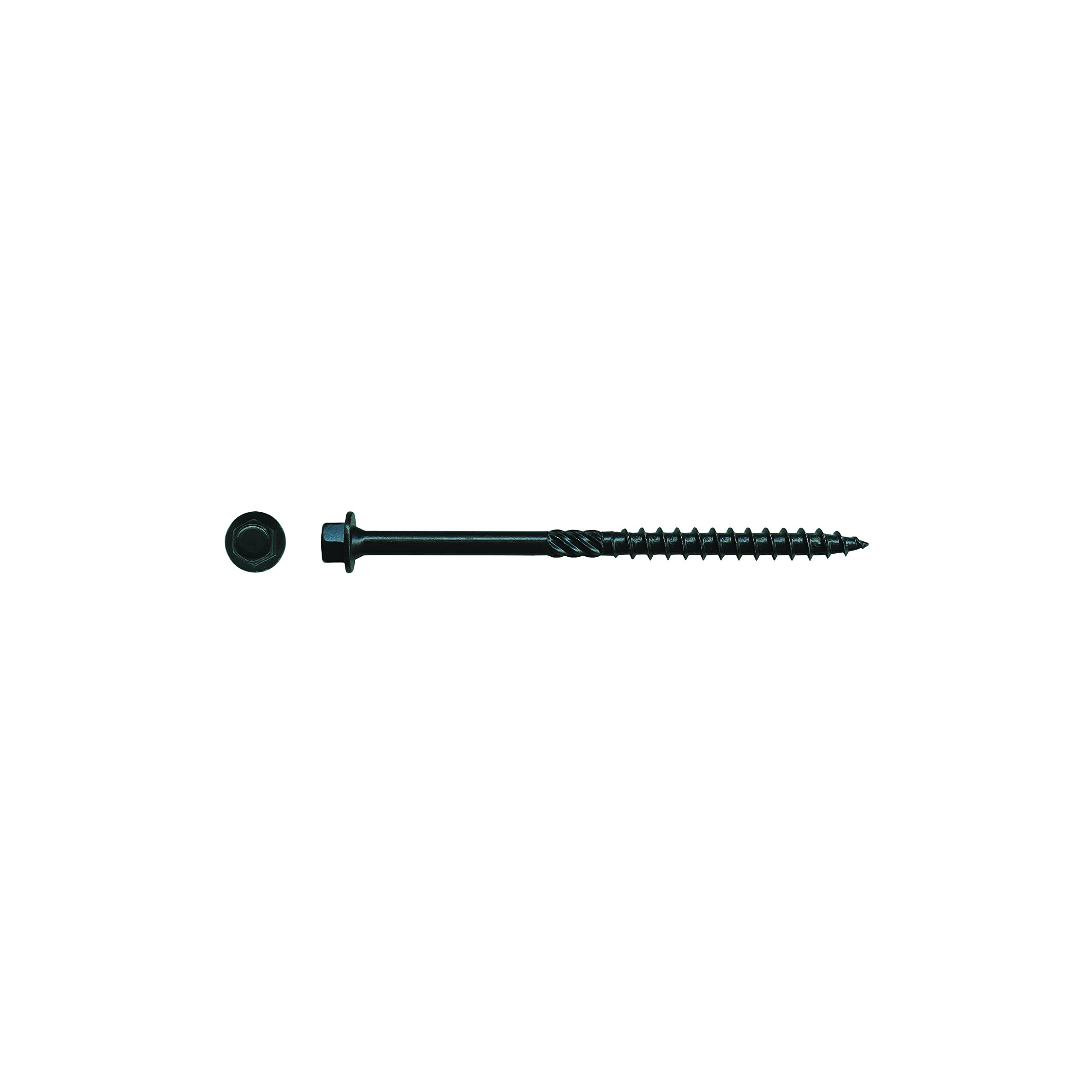 Big Timber  Hex Head Black Log Screws 25 Pack Drive