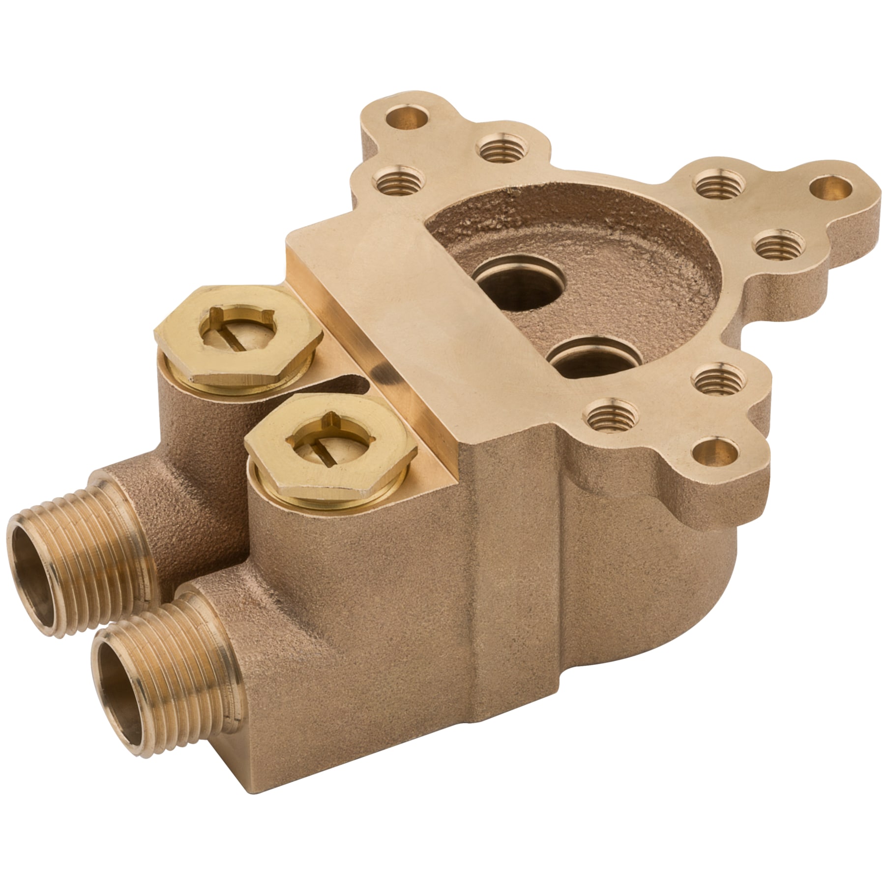Pfister 0X6-270R 1/2-in ID MIP x Compression Brass Tub filler valve