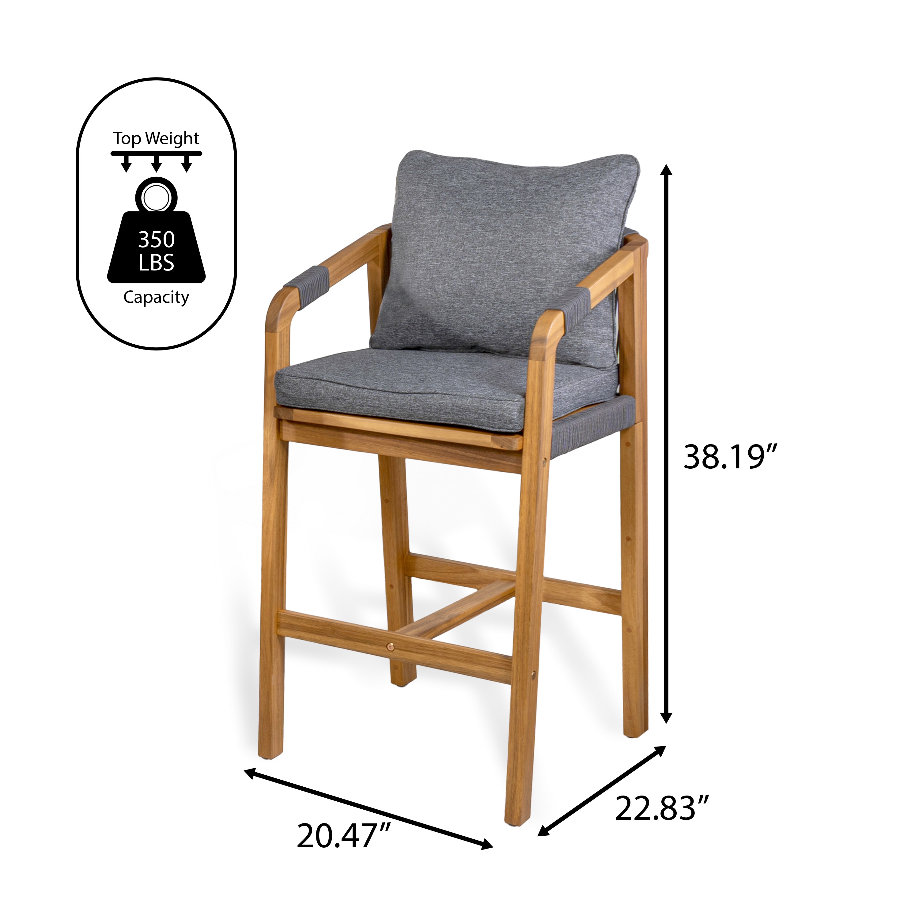 JONATHAN  Y BSL1200B-SET2 Patio-Chairs - View #7
