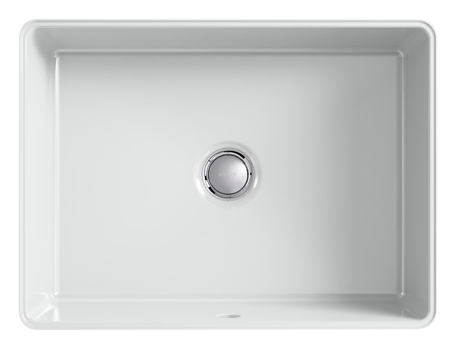 Verticyl 17" Ice Gray Ceramic Rectangular Undermount Bathroom Sink