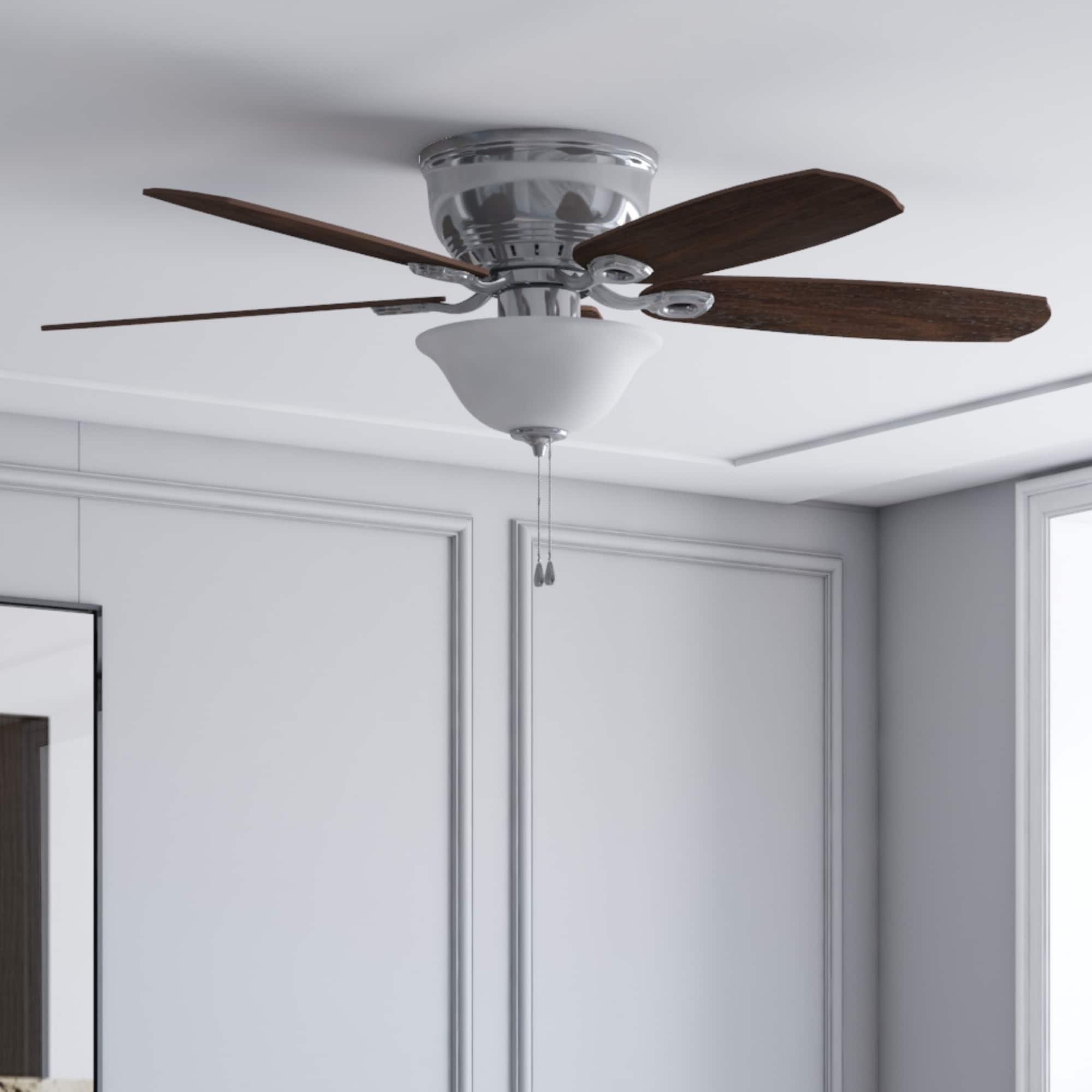 Prominence Home sold Canyon Lakes Brushed Nickel LED Ceiling Fan