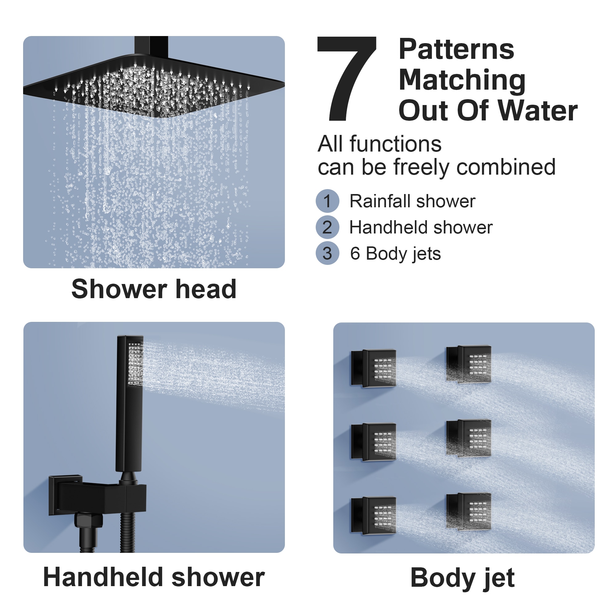 CASAINC TC05-VB Showerhead-Bar-Panels - View #5