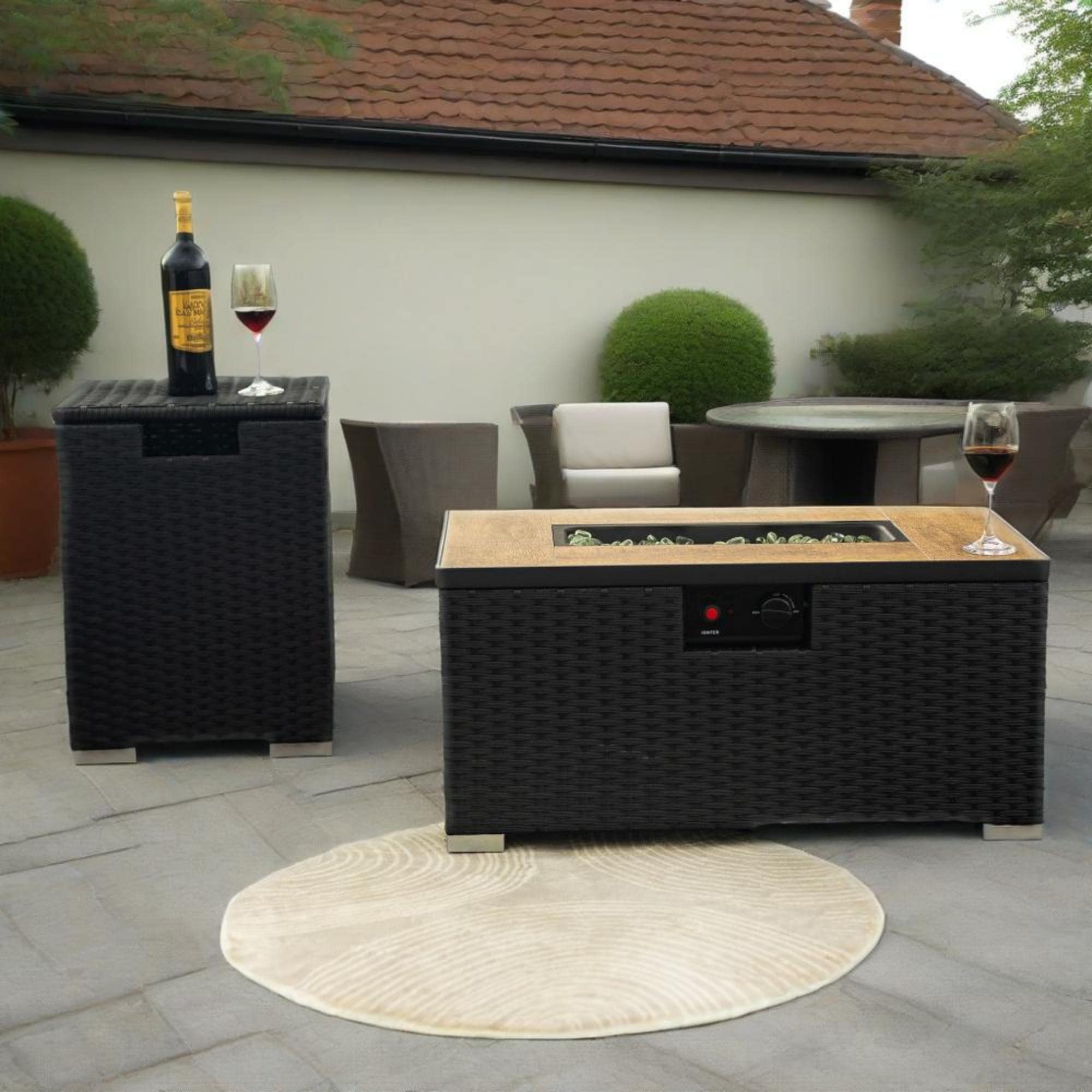 Christopher Knight Home 327387 Outdoor-Gas-Firepits - View #4