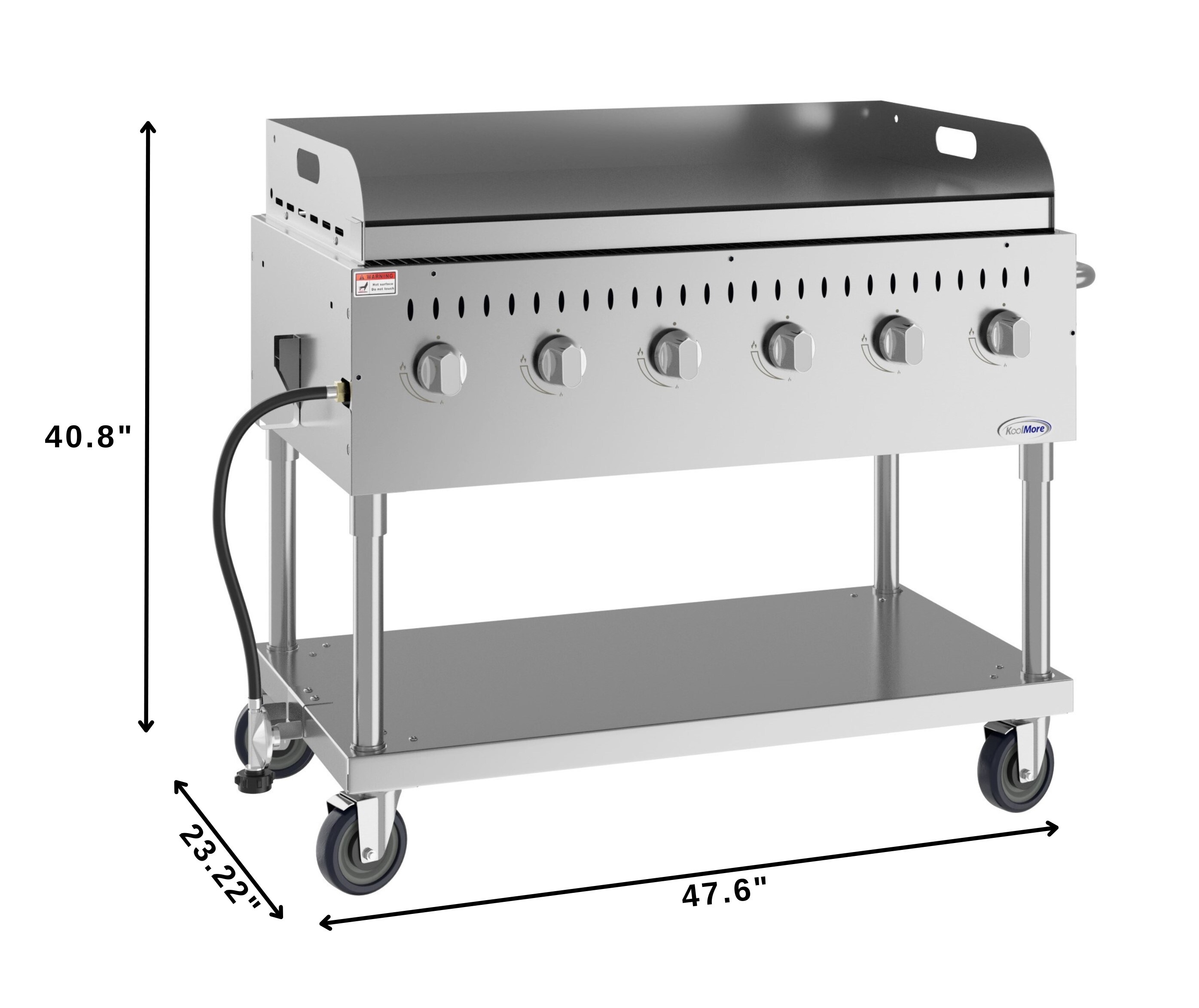 KoolMore LOW-CGKIT4-48G Gas-Grill - View #8
