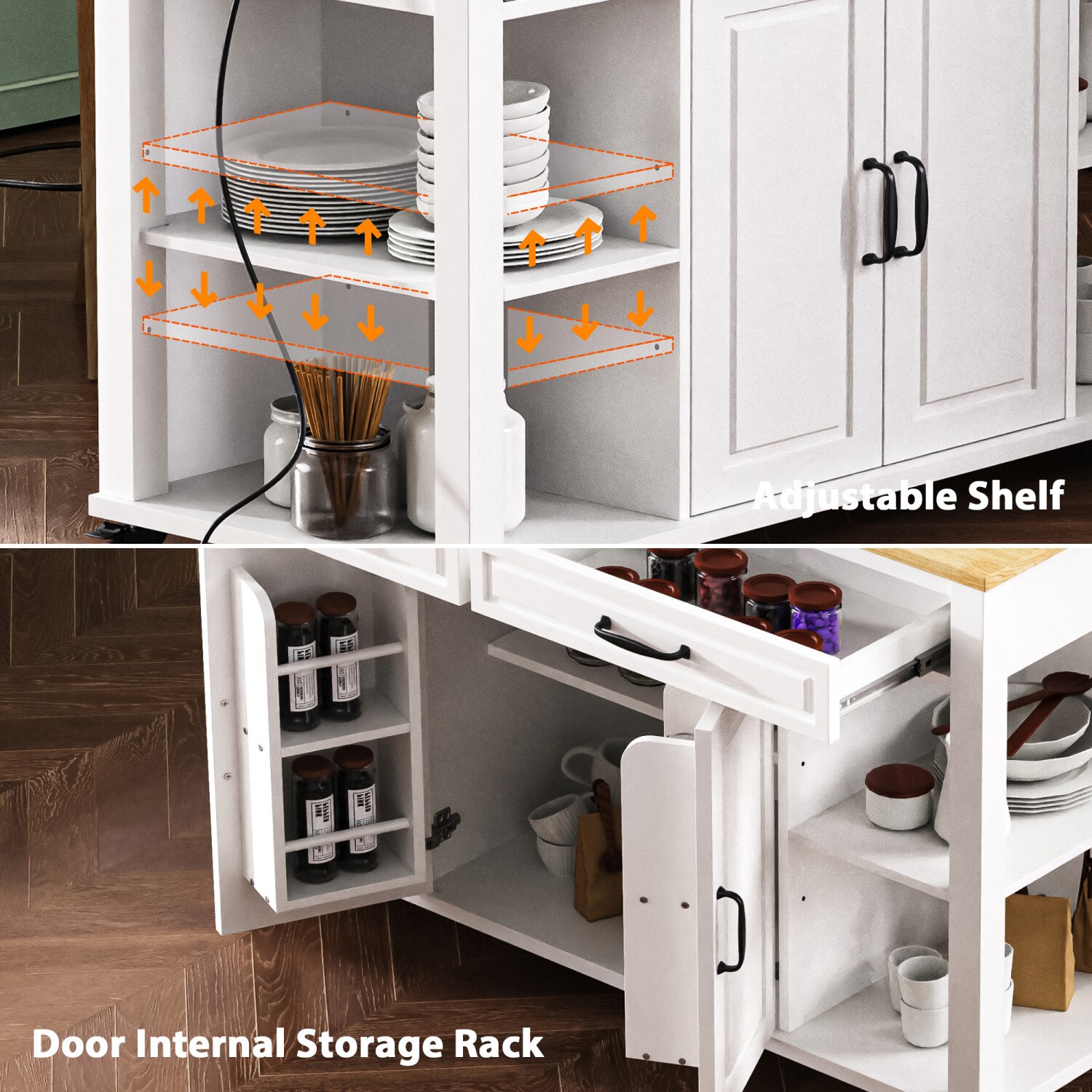 Streamdale Furniture N707P215327W Kitchen-Furniture - View #10