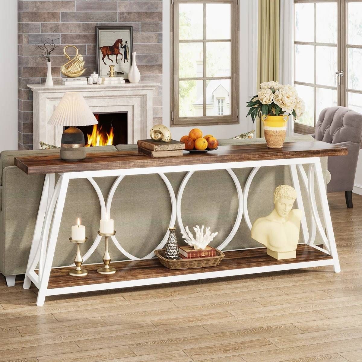 Slickblue D-FR-7185961BTCRBHW Console-Sofa-Tables - View #2