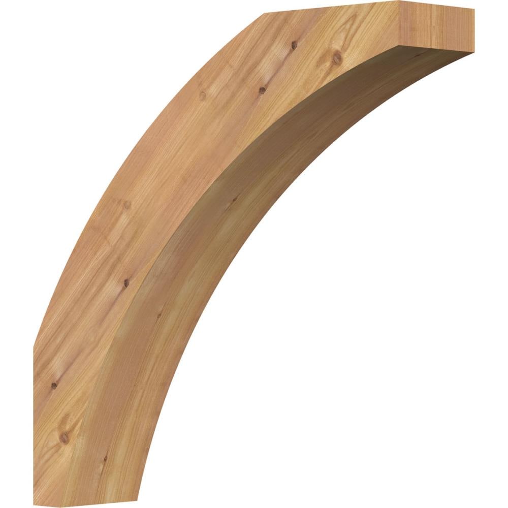 Ekena Millwork BRC06X24X24THR00SWR 5-1/2-in x 24-in x 24-in Western Red Cedar Unfinished Wood Thorton Smooth Knee Brace